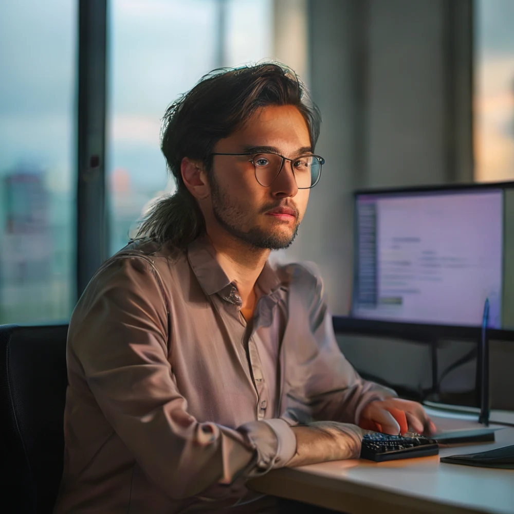 YouTuber in conservative media office